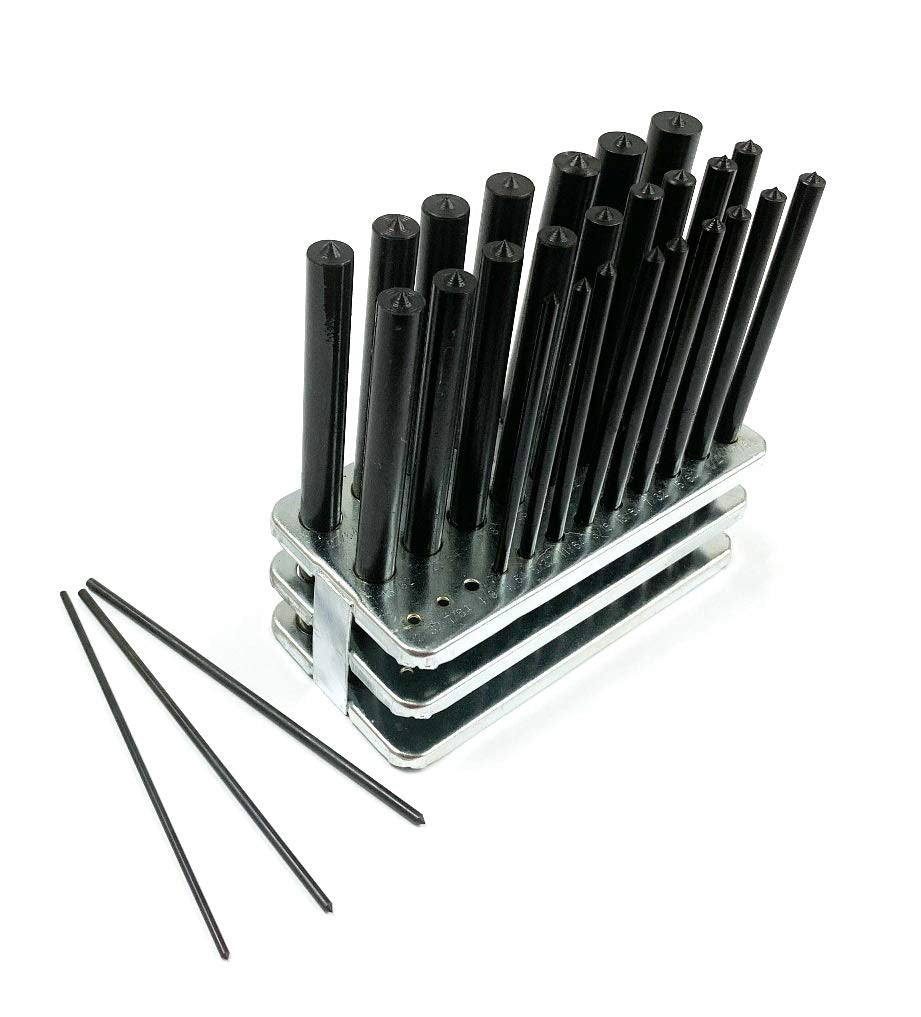 8600-0041 28 Piece Transfer Punch Set, 3/32" - 1/2"