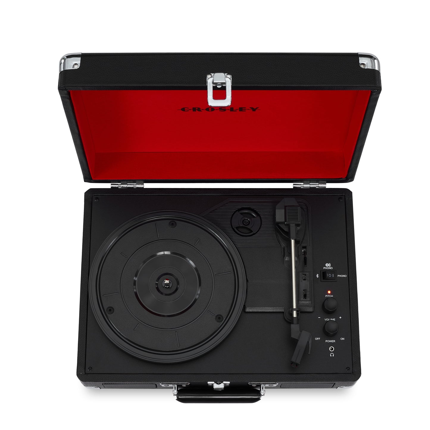 Cruiser plus Vinyl Record Player with Speakers and Wireless Bluetooth - Audio Turntables