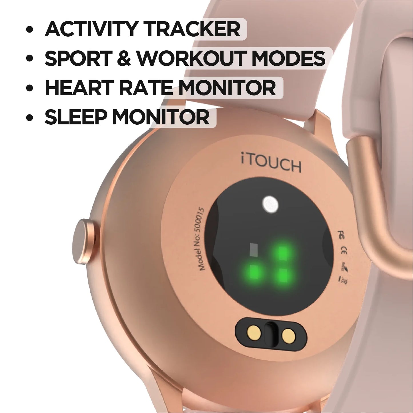 Sport 3 Smart Watch & Fitness Tracker, Women & Men, (43Mm), Silver Mesh Band