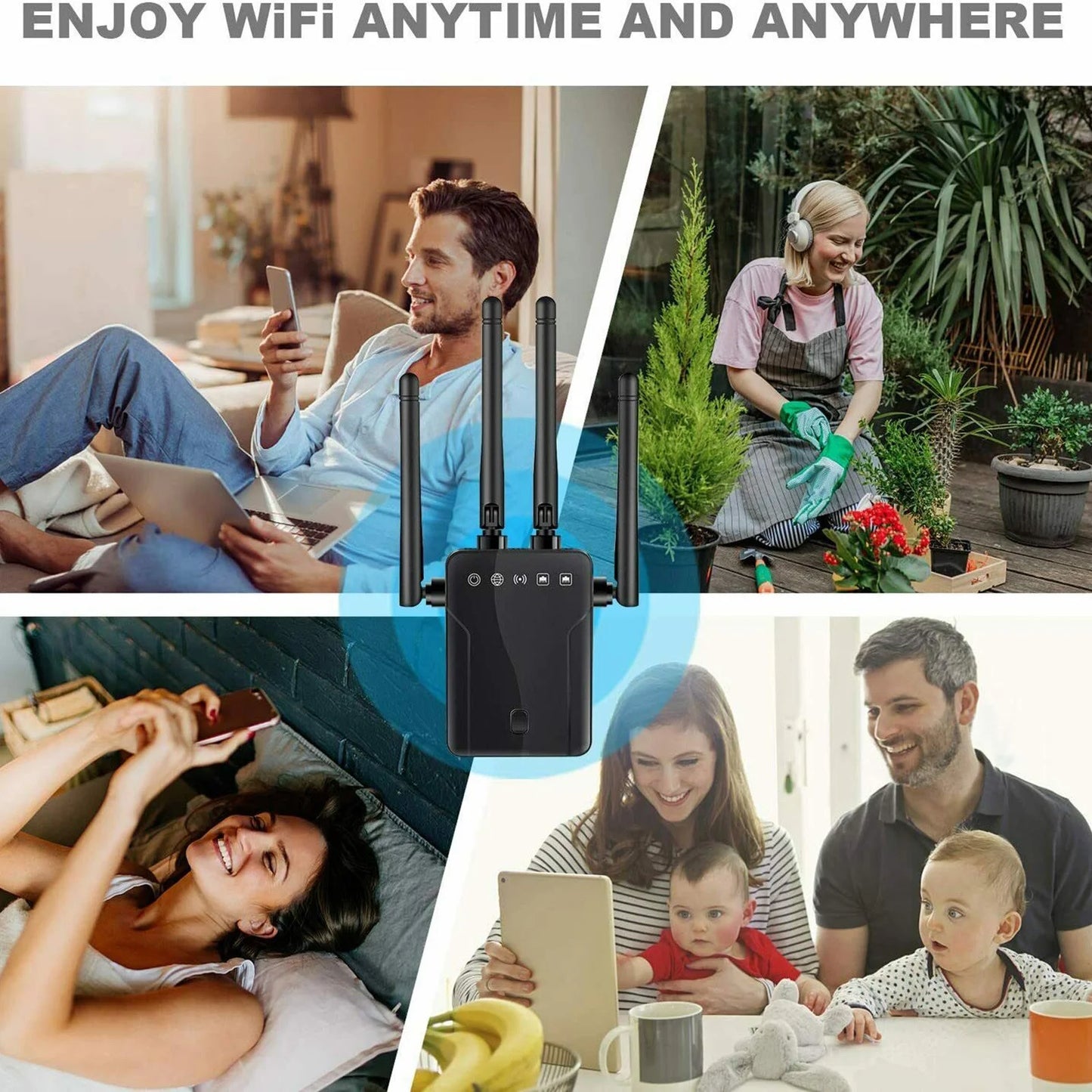 Internet Wifi for Home Device Wifi Extender Wifi Range Extender Wireless Signal Booster Repeater with Ethernet Port Extend