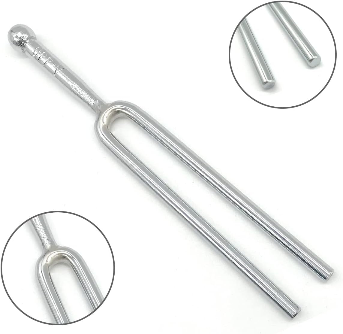 A440 Hz Tuning Fork (A440) Standard a Key for Guitar Bass Violin Tuner String Musical Instrument Tuner Tuning Forks, All in Storage Pouch