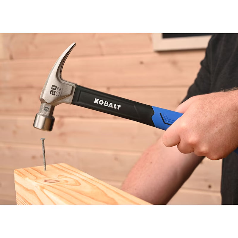 20 -Oz Steel Head Fiberglass Handle Claw Hammer