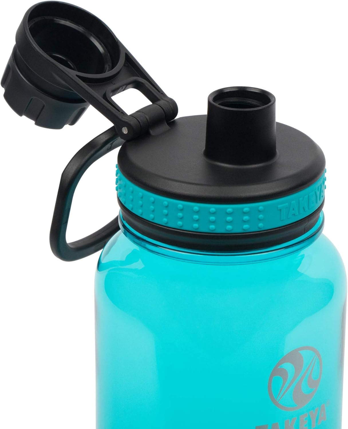 Tritan Sports Water Bottle with Spout Lid, 40 Oz, Ocean