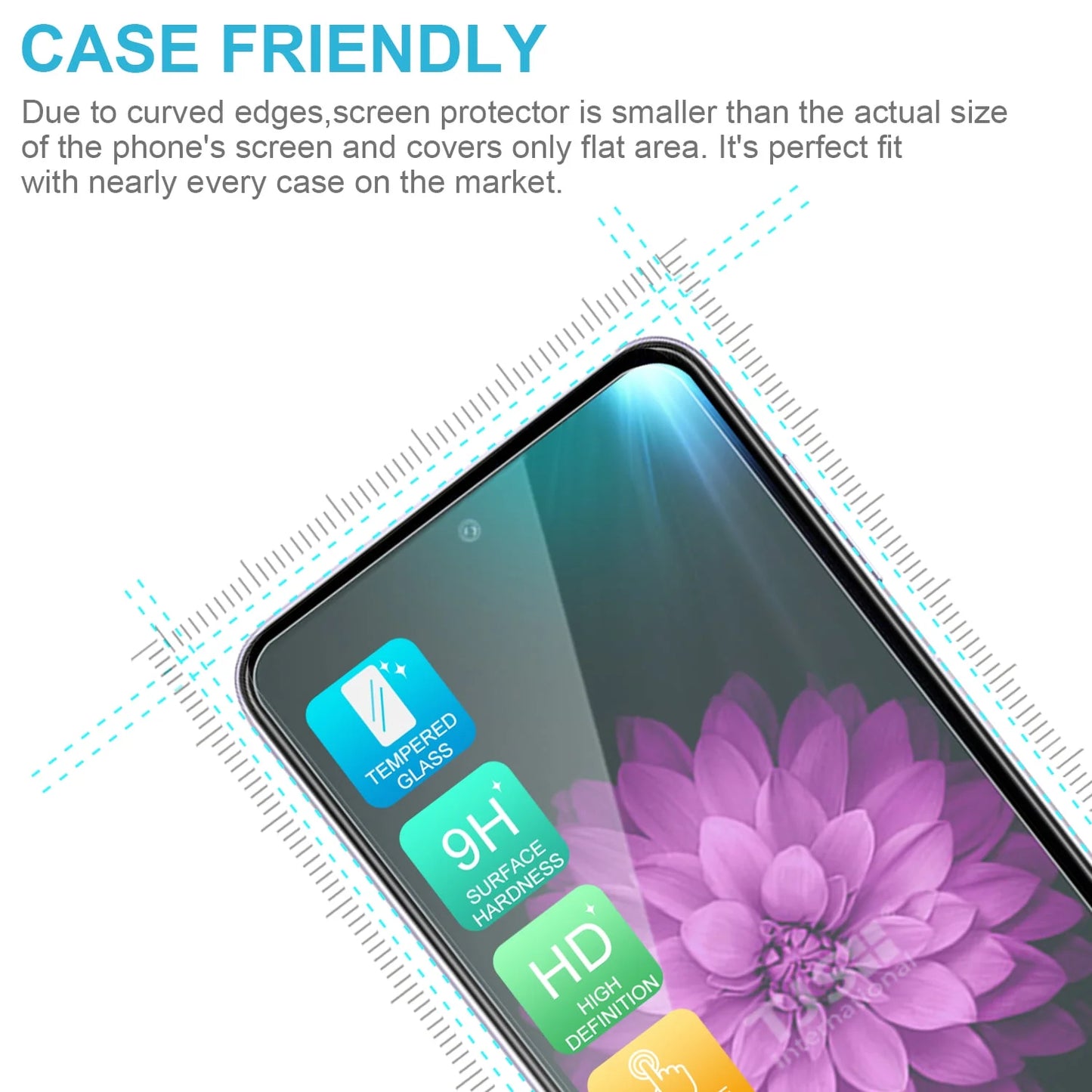 for Motorola Moto G Play 2023 Phone Case, with Tempered Glass Screen Protector, Impact Resistant Metal Ring Magnetic Support Kickstand Drop Protector Cover for Moto G Play 2023 (Black)