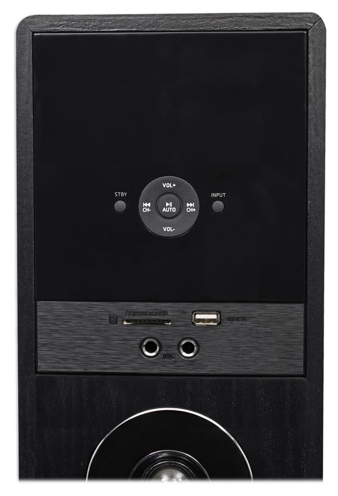 TM80B Black Home Theater System Tower Speakers 8" Sub/Bluetooth/Usb