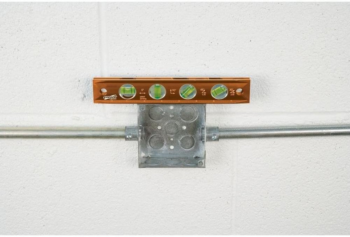 Swanson TL043M 9-Inch Savage Magnetic Torpedo Level, Orange