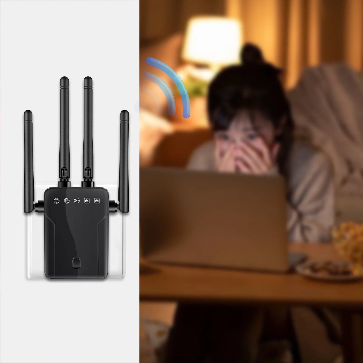 Internet Wifi for Home Device Wifi Extender Wifi Range Extender Wireless Signal Booster Repeater with Ethernet Port Extend
