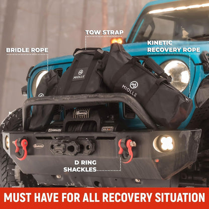 gear Tow Strap 4”X30’- 45000Lbs MBS (Lab Tested) Recovery Strap Kit Includes: Tow Rope, 2 D-Ring Shackles MBS- 62700LBS, Storage Case