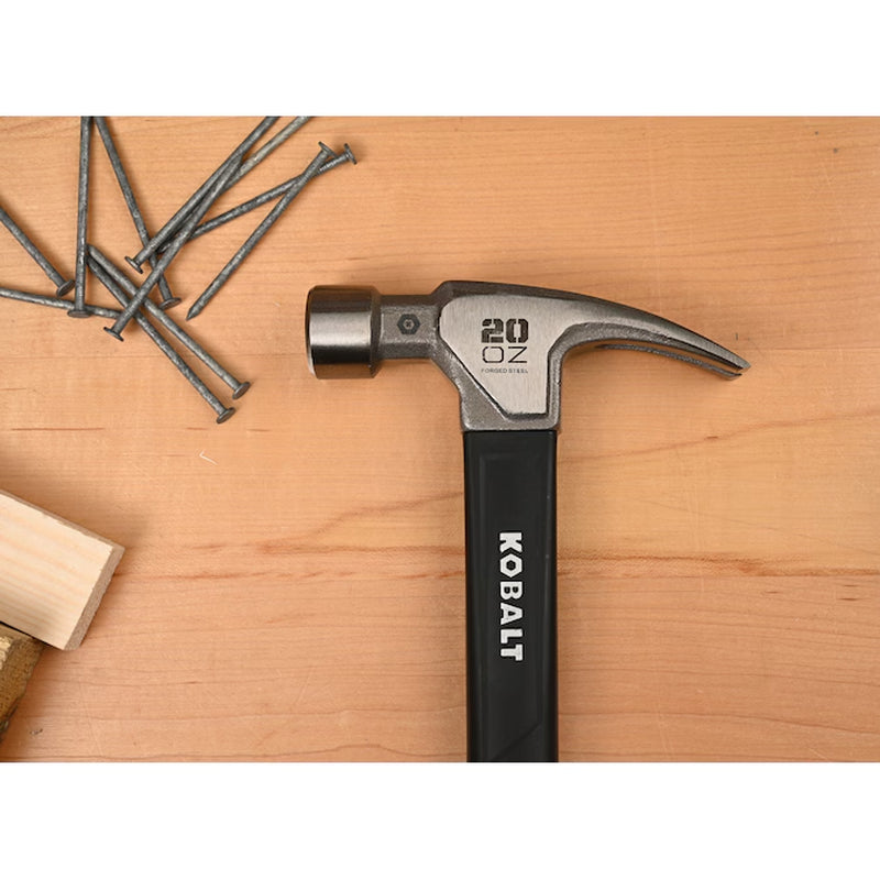 20 -Oz Steel Head Fiberglass Handle Claw Hammer