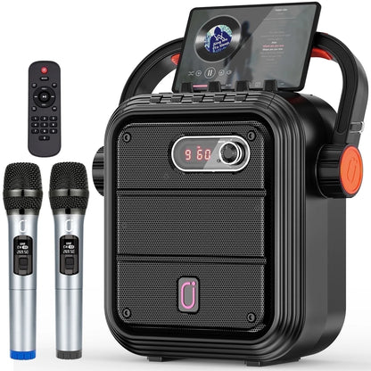Bluetooth Speaker, Wireless Speaker with FM Radio, Portable Outdoor Speaker with 2 Microphone