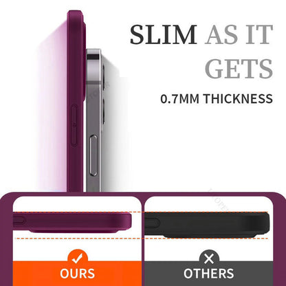 New Phone Case for Iphone 15 14 13 11 12 Pro Max Mini X XS Max 15 plus Silicone Solid Color Fall and Collision Protection Cover