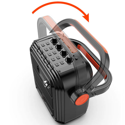 Bluetooth Speaker, Wireless Speaker with FM Radio, Portable Outdoor Speaker with 2 Microphone