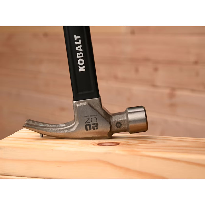 20 -Oz Steel Head Fiberglass Handle Claw Hammer