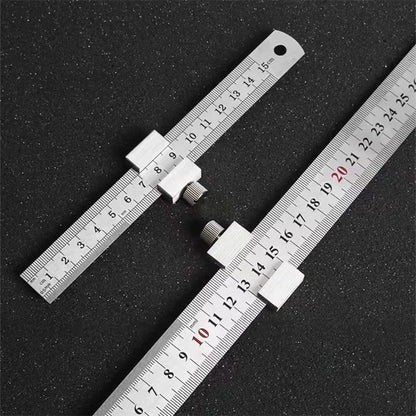 Metal Carpenter Swenson Carpentry Square Woodworking Tools Carpentry Steel Ruler Positioning Limit Block Measuring Marking Gauge