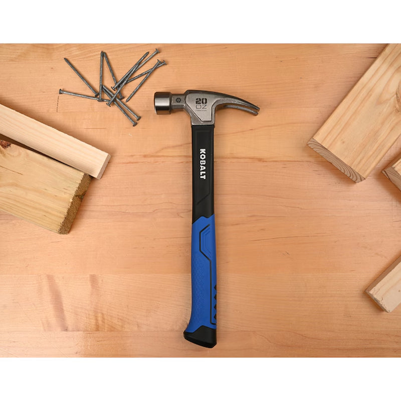 20 -Oz Steel Head Fiberglass Handle Claw Hammer