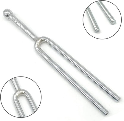 A440 Hz Tuning Fork (A440) Standard a Key for Guitar Bass Violin Tuner String Musical Instrument Tuner Tuning Forks, All in Storage Pouch