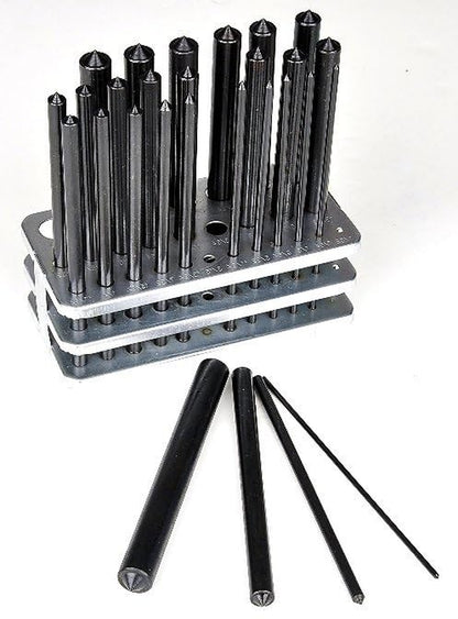 8600-0041 28 Piece Transfer Punch Set, 3/32" - 1/2"