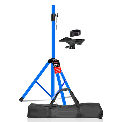 5Core Speaker Stand Tripod Tall Adjustable 72 Inch DJ Pole Mount Studio Monitor Stands SKY BLUE 1 PK