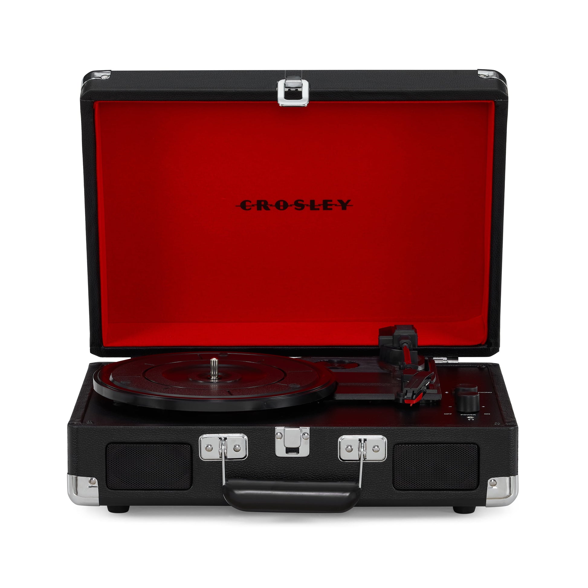Cruiser plus Vinyl Record Player with Speakers and Wireless Bluetooth - Audio Turntables