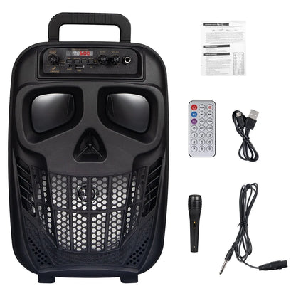 1500W Portable Bluetooth Speaker Woofer Heavy Bass Sound System Party & Mic