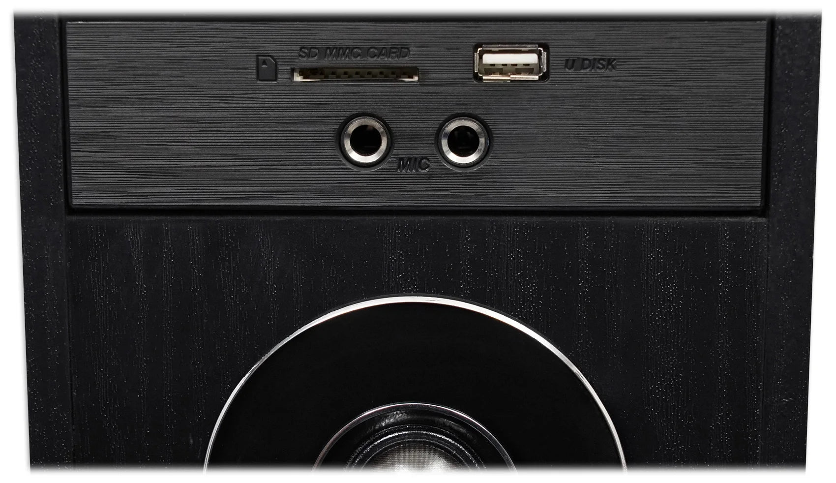 TM80B Black Home Theater System Tower Speakers 8" Sub/Bluetooth/Usb